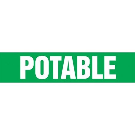 Accuform ASME ANSI PIPE MARKER POTABLE RPK573CTC RPK573CTC